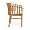 GDFStudio Rosin Outdoor Acacia Wood Dining Chairs with Cushion (Set of 2) - 4 of 4