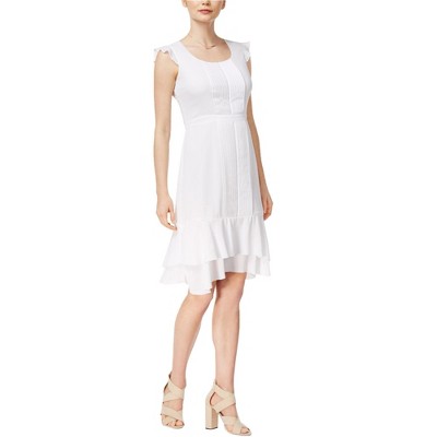 maison Jules Womens Pleated A-line Dress