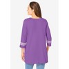 Woman Within Plus Size Embroidered Knit Tunic - 3 of 4