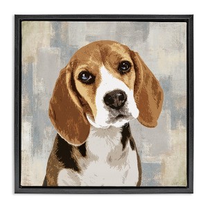 Stupell Industries Pet Beagle Patiently Waiting, 18" x 18" - 1 of 4