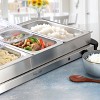 MegaChef Buffet Server & Food Warmer With 4 Removable Sectional Trays , Heated Warming Tray and Removable Tray Frame - 2 of 4