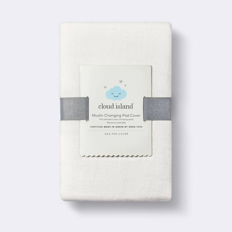 Muslin Changing Pad Cover - Cream - Cloud Island&#8482;, 4 of 5