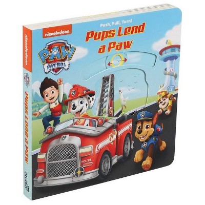 Nickelodeon Paw Patrol: Pups Lend a Paw - (Sliding Surprise) by  Editors of Studio Fun International (Board Book)