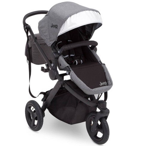 J Is For Jeep Brand Sport Utility All Terrain Jogger Stroller Gray Target