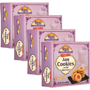 Jam Cookies - 14oz (400g) Pack of 4 - Rani Brand Authentic Indian Products - 1 of 4