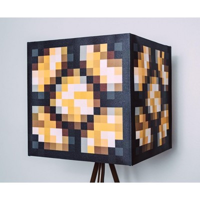 Whimsical Glowstone Block Tripod Floor Lamp for Kids, 62"