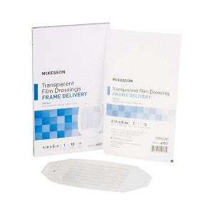 McKesson Octagon Frame Style Transparent Dressing Sterile - 1 of 4