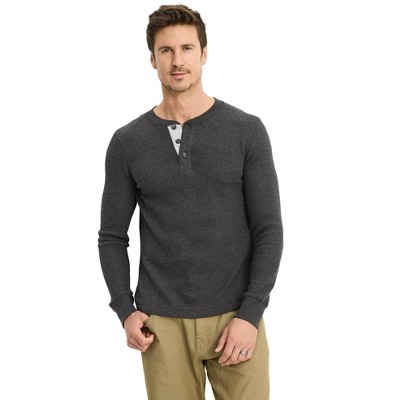 Jockey Men's Tall Man Long Sleeve Waffle Henley