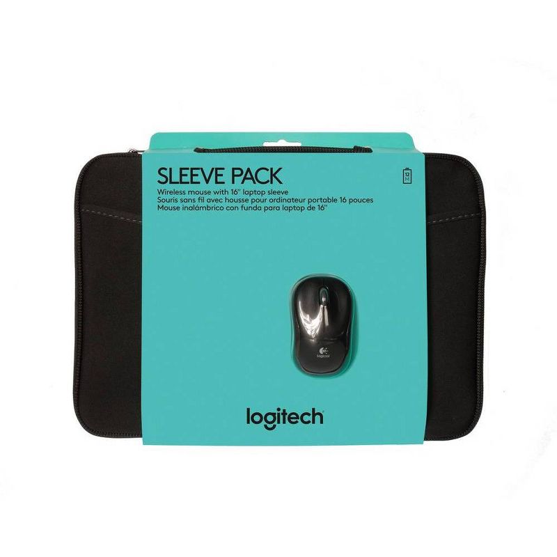 Logitech Laptop Sleeve with Mouse - Black, 2 of 10