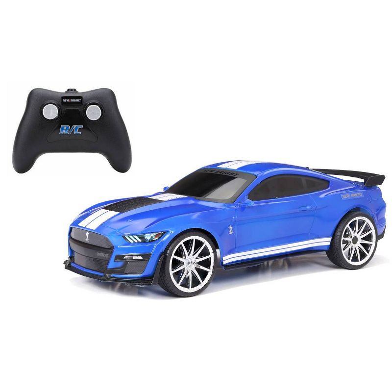 New Bright R/C  Full Function  Vehicle Ford Shelby GT 350  2021 - 1:12 Scale  - Blue, 1 of 11