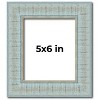 PosterPalooza | Photo Size Refined Blue Picture Frame - UV Acrylic, Foam Board Backing, Hanging Hardware - 2 of 4