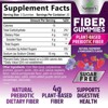 Sugar Free Fiber Gummies for Adults, Daily Prebiotic Natural Soluble Fiber Supplement & Digestive Health Support - 60 Gummies By Nature's Choice - 2 of 4