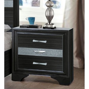 NicBex Modern Nightstand with 2 Drawers and 1 Jewelry Drawer with Sleek Metal Pulls Bebside Table for Bedroom, Living Room - 1 of 4