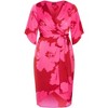 Women's Plus Size Kimberly Print Maxi Dress - pink | CITY CHIC - 4 of 4