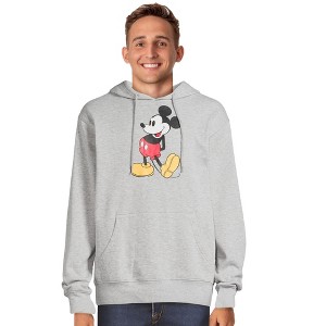 Seven Times Six Disney Mickey Mouse Hoodie Men's Classic Pose Pullover Sweatshirt - 1 of 4