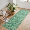 Fulvari Area Rugs with Vintage Oriental Printed Distressed Design Washable Thin Low Pile Rugs for Living Room Indoor - 2 of 4