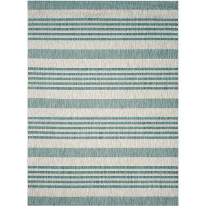 Courtyard CY8062 UV & Stain Resistant Non-Shedding Power Loomed Indoor/Outdoor Rugs - Safavieh - 1 of 4