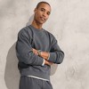 Lands' End Men's Long Sleeve French Terry Vintage Wash Crewneck Sweatshirt - 4 of 4