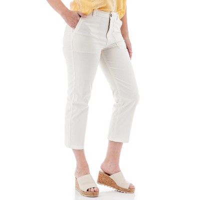 Aventura Clothing Women's Landis Crop Pant - Egret, Size 14