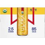 Michelob Ultra Pure Gold Organic Light Beer - 12pk/12 fl oz Slim Cans