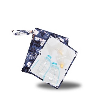 Sarah Wells Pumparoo Wet/Dry Bag – Compact Pump Parts Organizer with Waterproof Compartment & Staging Mat – Machine Washable - 1 of 4