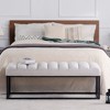 CAVINAS 53.54"W Rectangle PU Ottoman Bench,Metal Base Upholstered Bench,Upholstery Benches for Living Room & Bedroom - 2 of 4