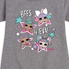 - LOL Surprise! - BFFS 4 EVA Graphic Short Sleeve Fleece Dress - 2 of 4