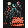 Seven Times Six My Hero Academia Heroes Mission Men's MHA Manga Adult Short Sleeve T-Shirt Black - image 3 of 4