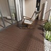 Dolonm ZZ Style 12" Interlocking Deck Tiles, 44-Pack DIY Patio Floor Tiles for Poolside, Porch, Balcony - 3 of 4