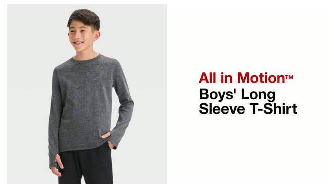 Boys&#39; Long Sleeve T-Shirt - All In Motion™, 2 of 5, play video