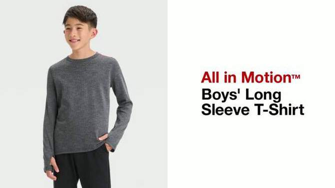 Boys&#39; Long Sleeve T-Shirt - All In Motion™, 2 of 5, play video