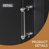 Tall Bathroom Storage Cabinet, Freestanding Storage Cabinet with Two Drawers and Adjustable Shelf, MDF Board with Painted Finish - Leovsnove - 4 of 4