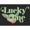 Women's Star Wars: The Mandalorian St. Patrick's Day Grogu Lucky One T-Shirt - 2 of 4