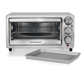 Mueller Aeroheat Convection Toaster Oven 1200w, Broil, Toast, Bake, 8  Slice, Stainless Steel : Target