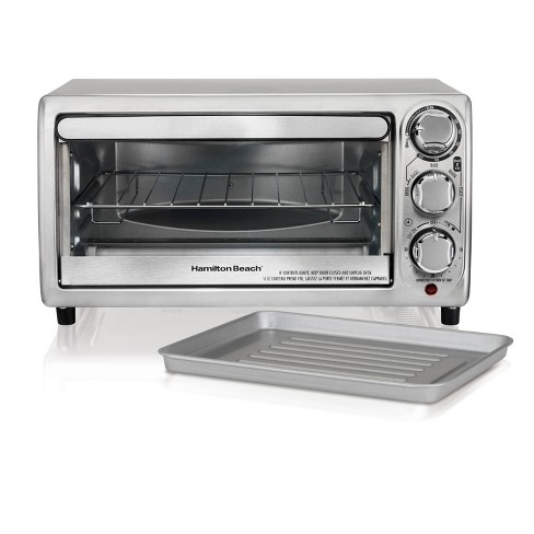 BLACK+DECKER 4 Slice Toaster Oven - Silver - TO1700SG