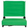 Flash Furniture Set of 2 Grandstand Comfort Seats by Flash - 500 lb. Rated Lightweight Stadium Chair with Handle & Ultra-Padded Seat - 3 of 4