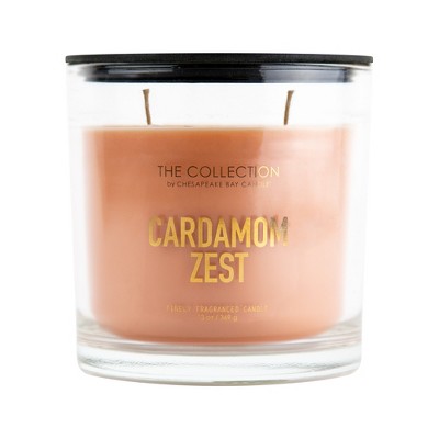 40oz Clear Glass Masala Rose Candle White - Threshold&trade; designed with Studio McGee: Soy Blend, 70hr Burn Time, 4-Wick