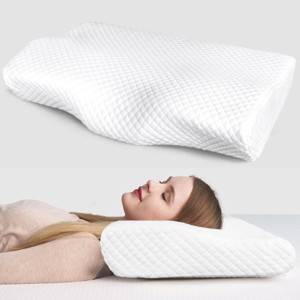 LISM Memory Foam Standard Size Pillow for Neck Pain Relief - 1 of 4