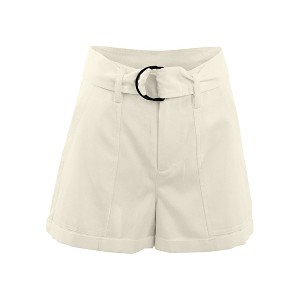 VENUS Womens Relaxed Twill Shorts - 1 of 4