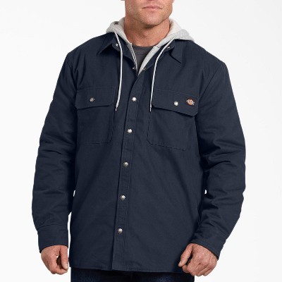 Dickies Relaxed Fit Icon Hooded Duck Quilted Shirt Jacket