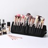 Byootique Makeup Brush Bag Foldable Holder Organizer Portable Travel Artist Case BLACK - 2 of 4
