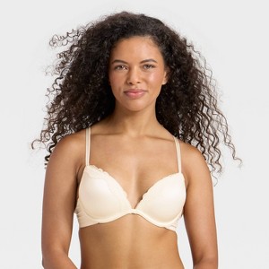 Women's Lace Trim Super Push-Up Bra - Wild Fable™ - 1 of 4