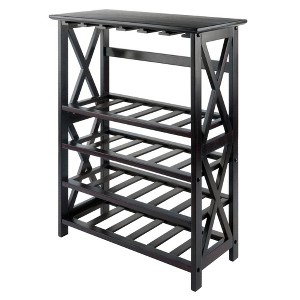 Rio 24 Bottles Wine Rack Wood/Espresso - Winsome - 1 of 4