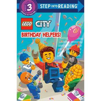 Birthday Helpers! (Lego City) - (Step Into Reading) by  Steve Foxe (Paperback)