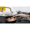 Cuisinart 1qt Matte Black Stainless Steel Sauce pan with cover Blush Bronze Handle: Small Saucepan with Lid, Even-Heating - 4 of 4