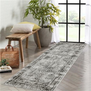 Fulvari Washable Runner Rug,Non-Slip Boho Vintage Hallway Rug with Rubber Backing, Stain Resistant Distressed Carpet Runner for Kitchen - 1 of 4