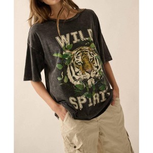 Women's Wild Spirit Vintage Graphic Tee - PROMESA - 1 of 3