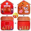 Etokfoks Kids Pop Up Barn Play Tent 40 x 34 x 34 Inch Portable Indoor Outdoor Farmhouse Playhouse for Boys and Girls 1 Piece - 4 of 4