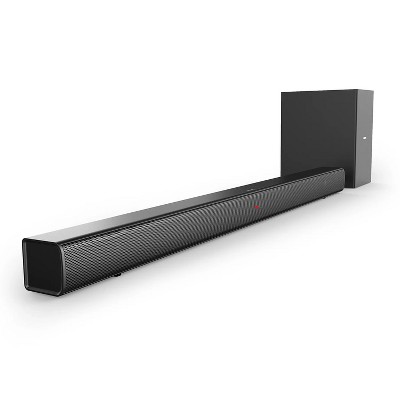 Philips 2.1 Channel Soundbar Speaker with Wireless Subwoofer, Bluetooth Streaming & HDMI ( ARC ) Input, Black (HTL1520B/37)