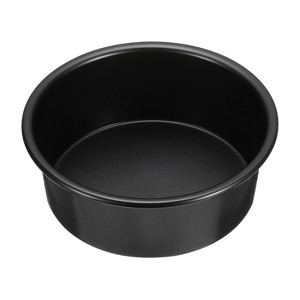 Unique Bargains Aluminum Nonstick Removable Bottom Wedding Birthdays Cake Pan - 1 of 4